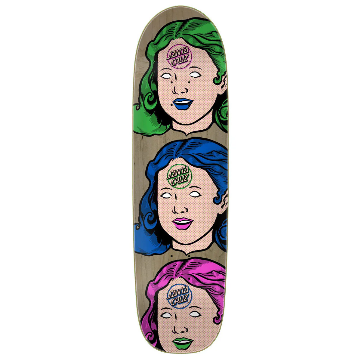 Santa Cruz Possessed Head FeelBase Skateboard Deck - 8.50"