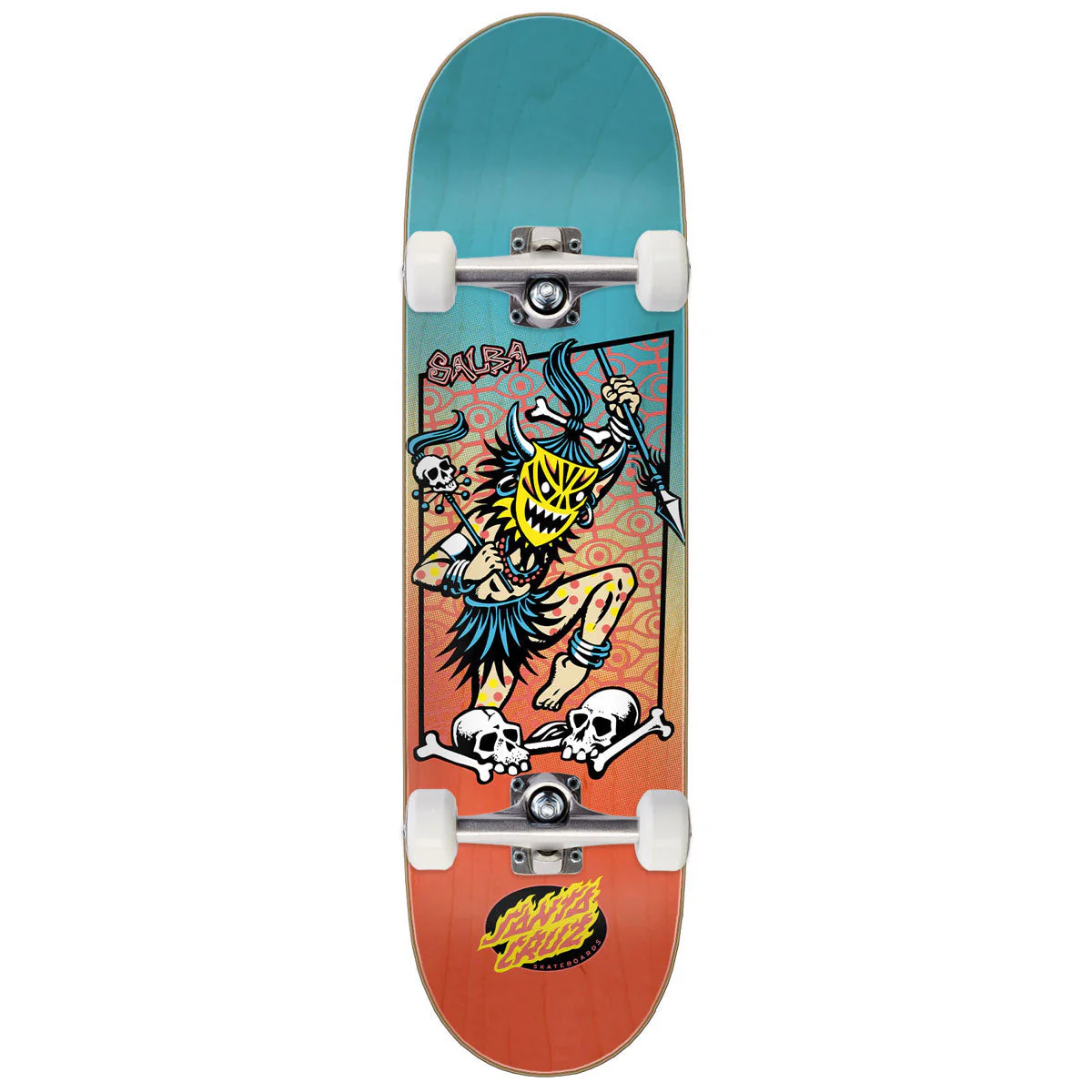 Santa Cruz Salba Voodoo Frame Pro Skateboard Complete - 8.50"