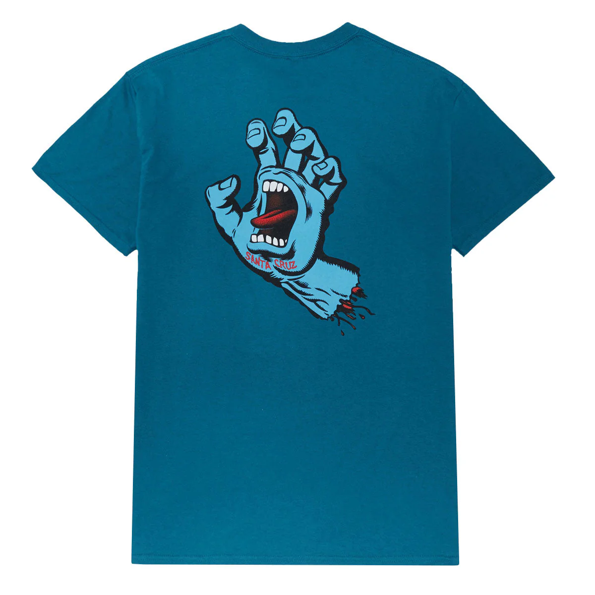 Santa Cruz Screaming Hand T-Shirt - Galapagos Blue