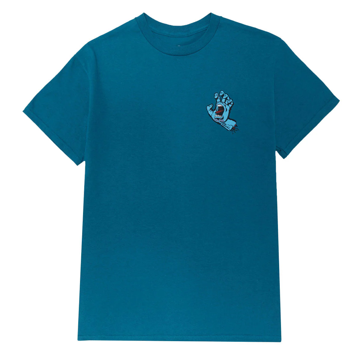 Santa Cruz Screaming Hand T-Shirt - Galapagos Blue - Image 2
