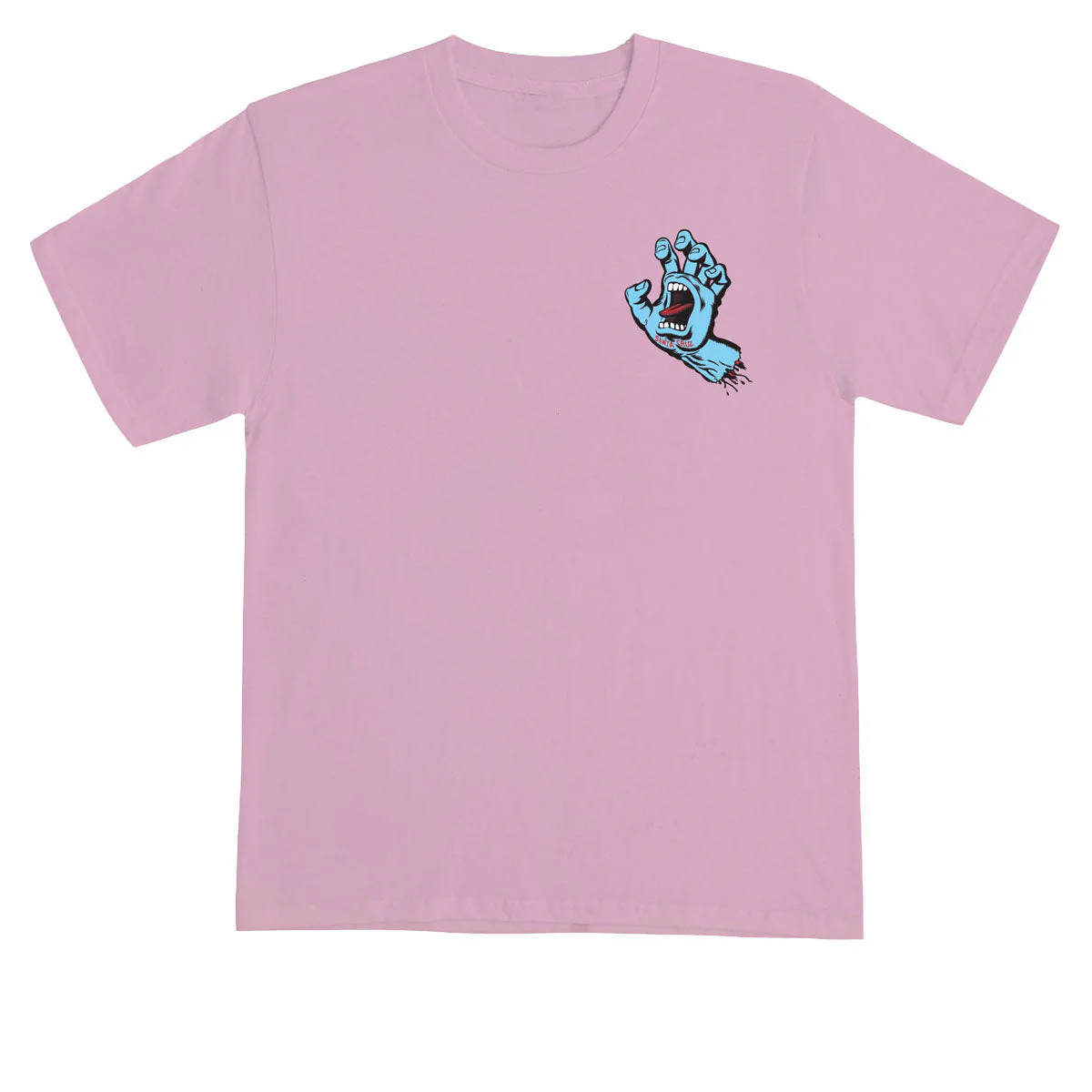 Santa Cruz Screaming Hand T-Shirt - Light Pink