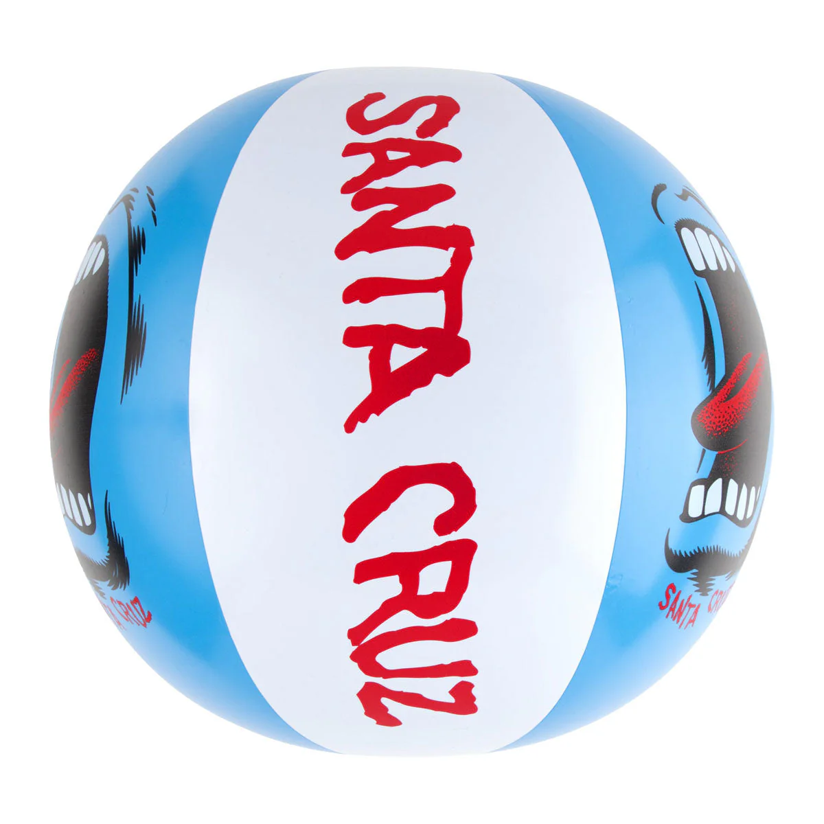 Santa Cruz Screaming Mouth Beach Ball - Blue/White - Image 2