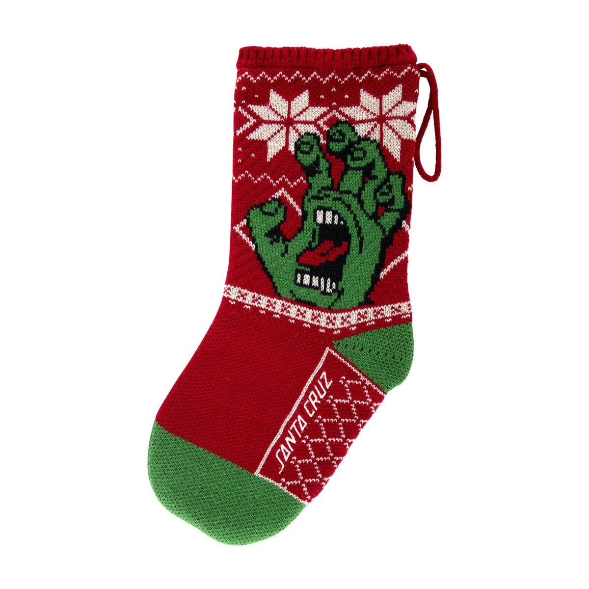 Santa Cruz Screaming Stocking - Red/Green