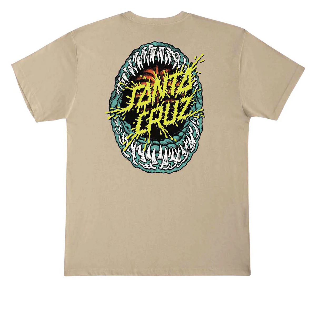 Santa Cruz Shark Jaw T-Shirt - Tan