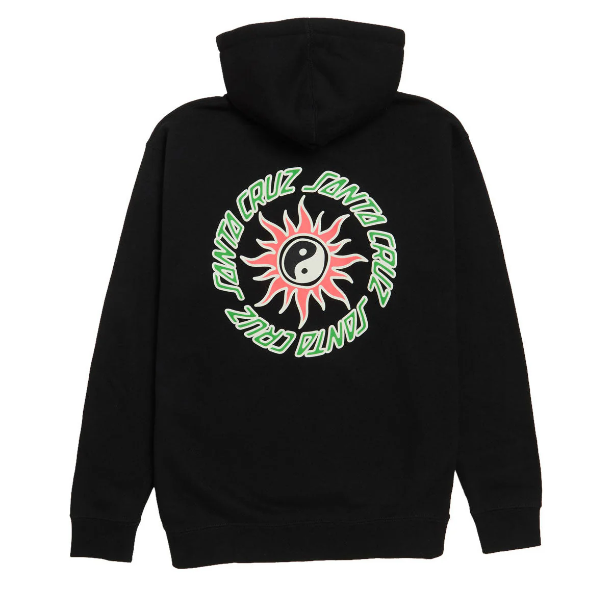 Santa Cruz Sol Spiral Zip Hoodie - Black - Image 2