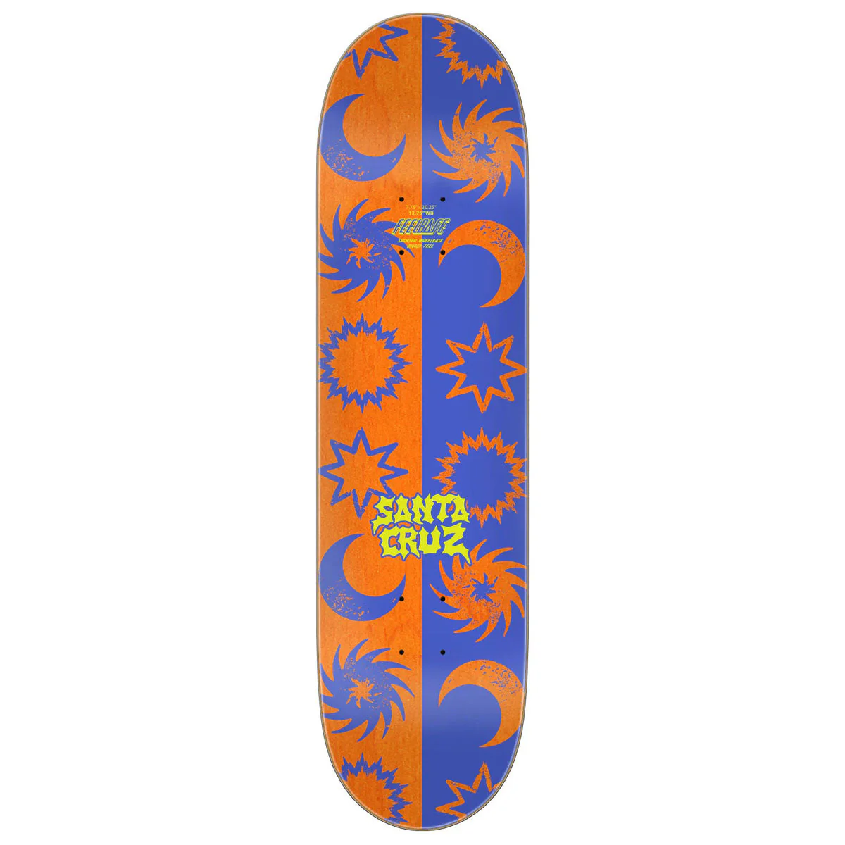 Santa Cruz Sun Stamp FeelBase Skateboard Deck - 7.75" - Image 2