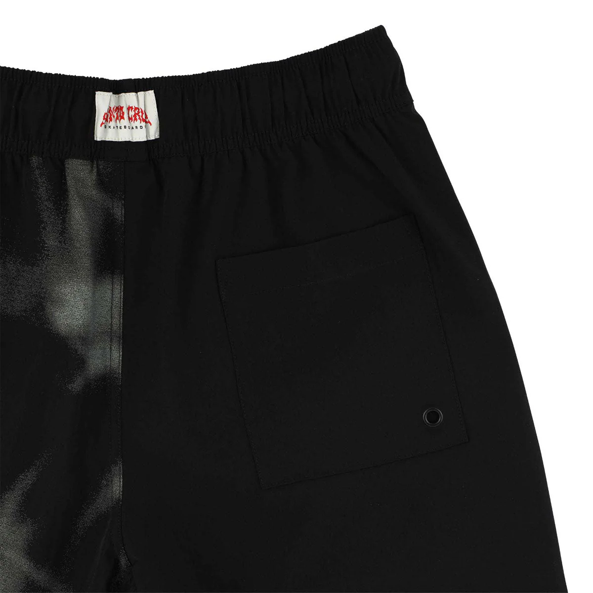 Santa Cruz TTE Messenger Elastic Waist Boardshorts - Black Haze - Image 4