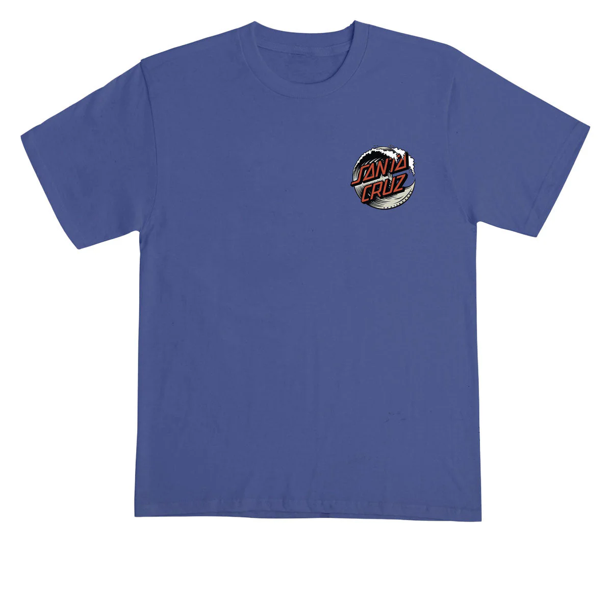Santa Cruz Wave Dot T-Shirt - Metro Blue/Dust