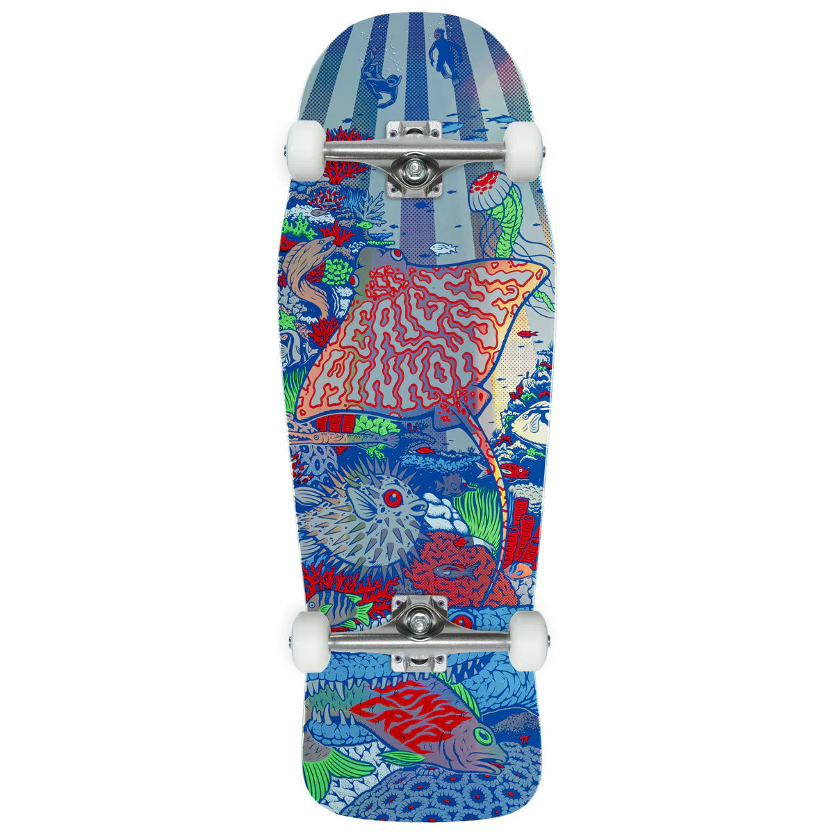 Santa Cruz Winkowski Aquatic Pro Shaped Skateboard Complete - 10.34"