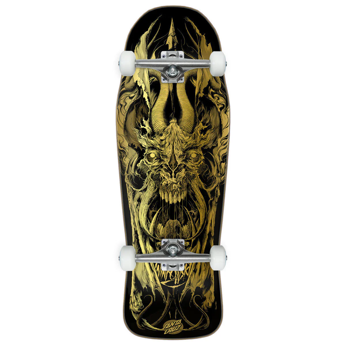 Santa Cruz Winkowski Primeval Gold Pro Shaped Skateboard Complete - 10.34"