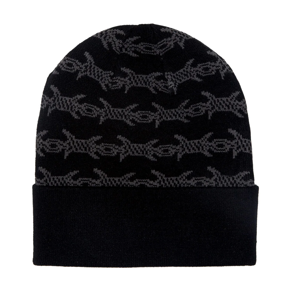 Santa Cruz Wired Flame Long Shoreman Beanie - Black - Image 2