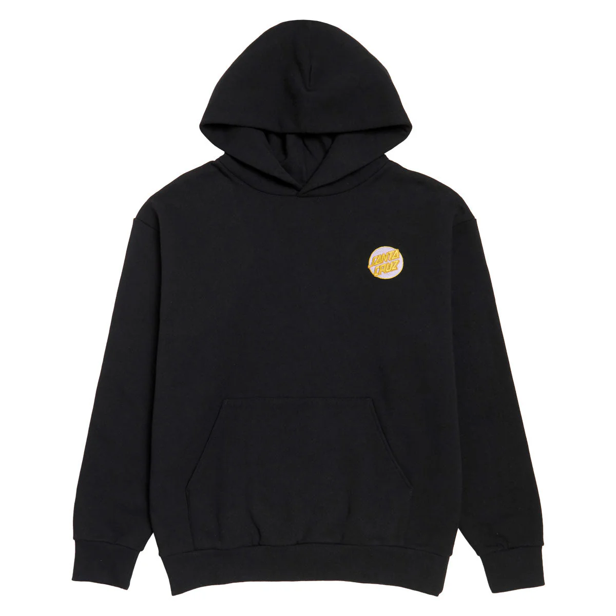 Santa Cruz Womens Cruz Embroidered Hoodie - Black