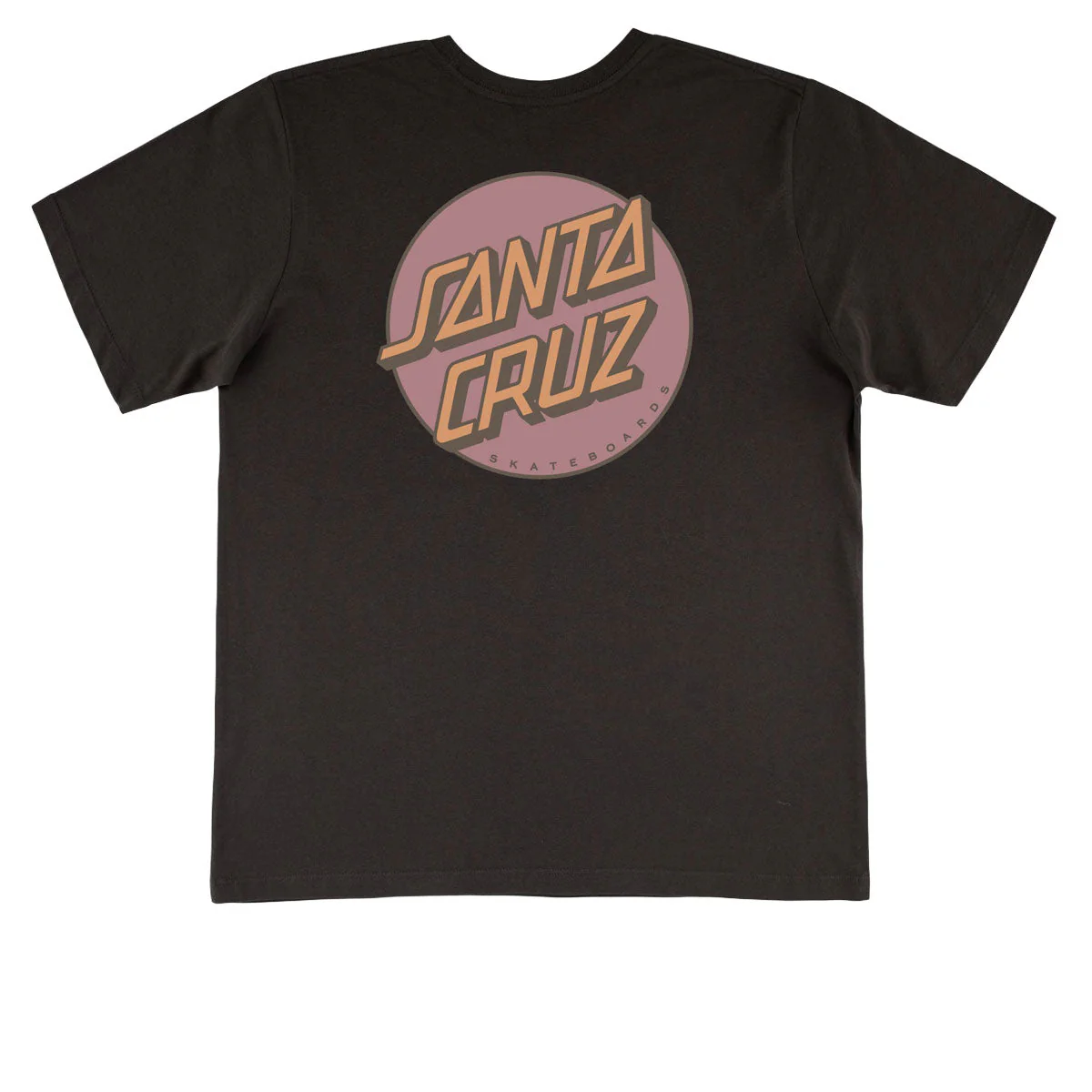 Santa Cruz Womens Other Dot Chest T-Shirt - Vintage Black - Image 2