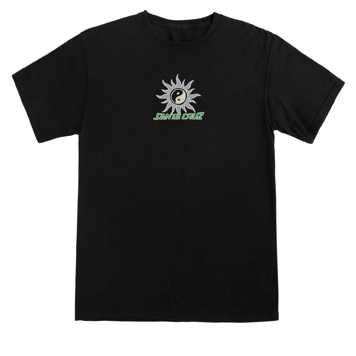 Santa Cruz Womens Sol Spiral Center Relaxed T-Shirt - Black