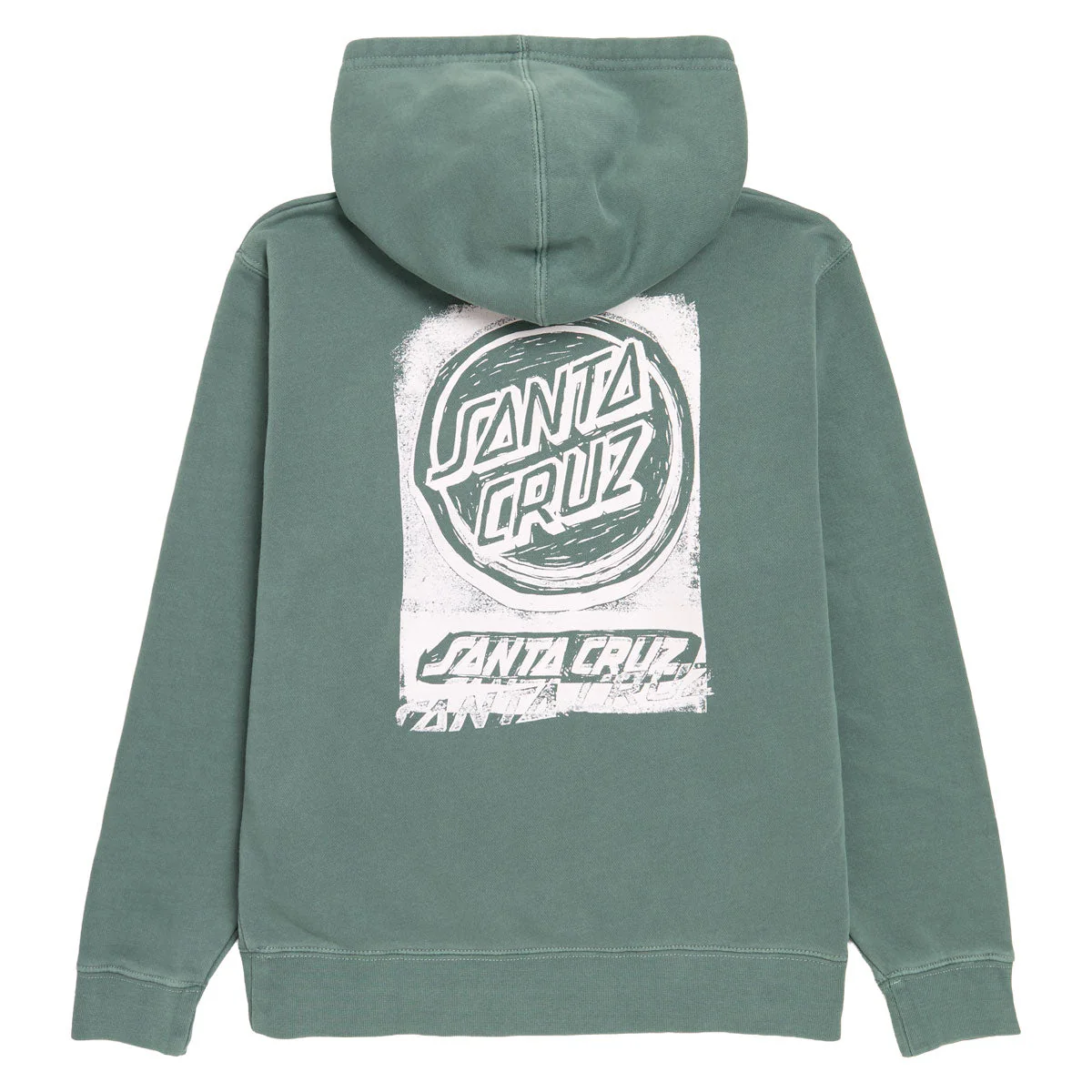 Santa Cruz Youth Cut Opus Hoodie - Pigment Alpine Green