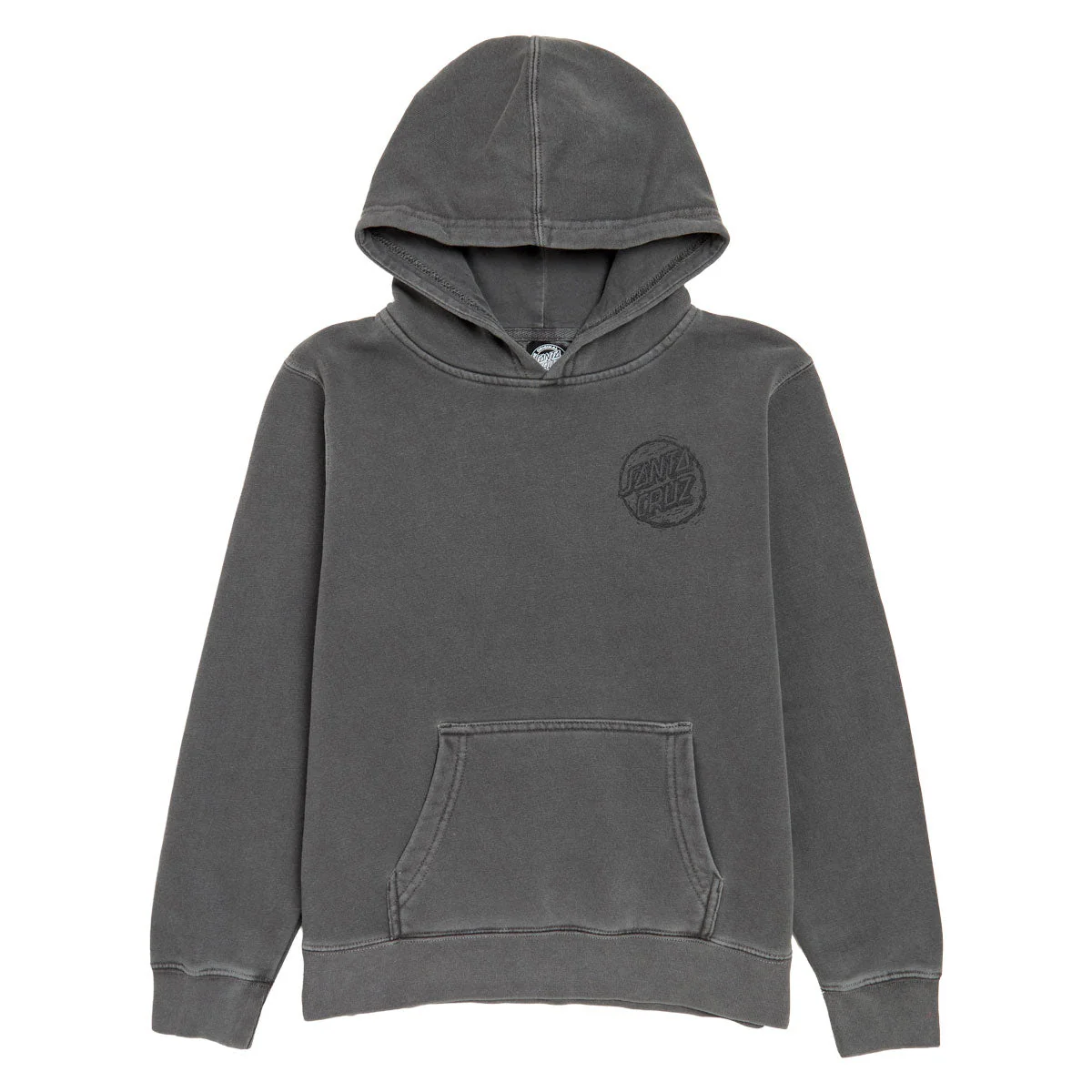 Santa Cruz Youth Cut Opus Hoodie - Pigment Black - Image 2