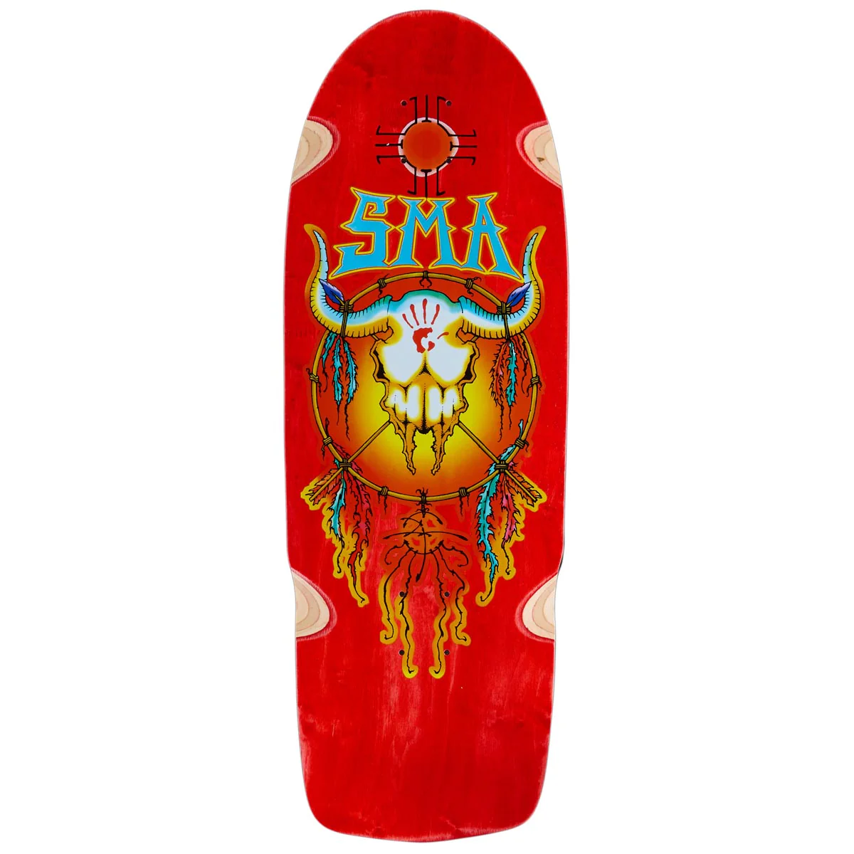 Santa Monica Airlines Humpston Dream Catcher Skateboard Deck - Red Stain - 10.125"