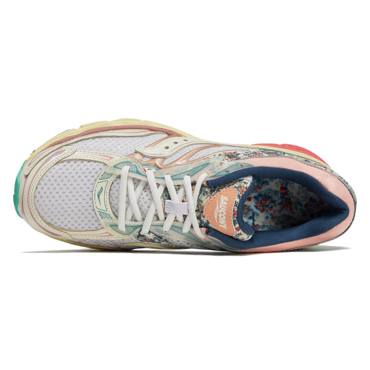 Saucony Progrid Omni 9 Shoes - Beige/Blue - Image 3