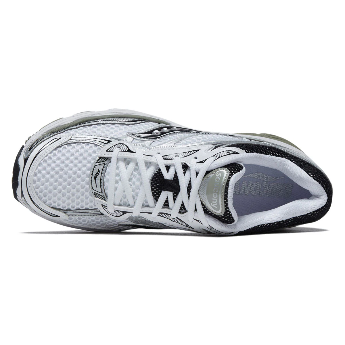 Saucony Progrid Omni 9 Shoes - White/Sage - Image 3