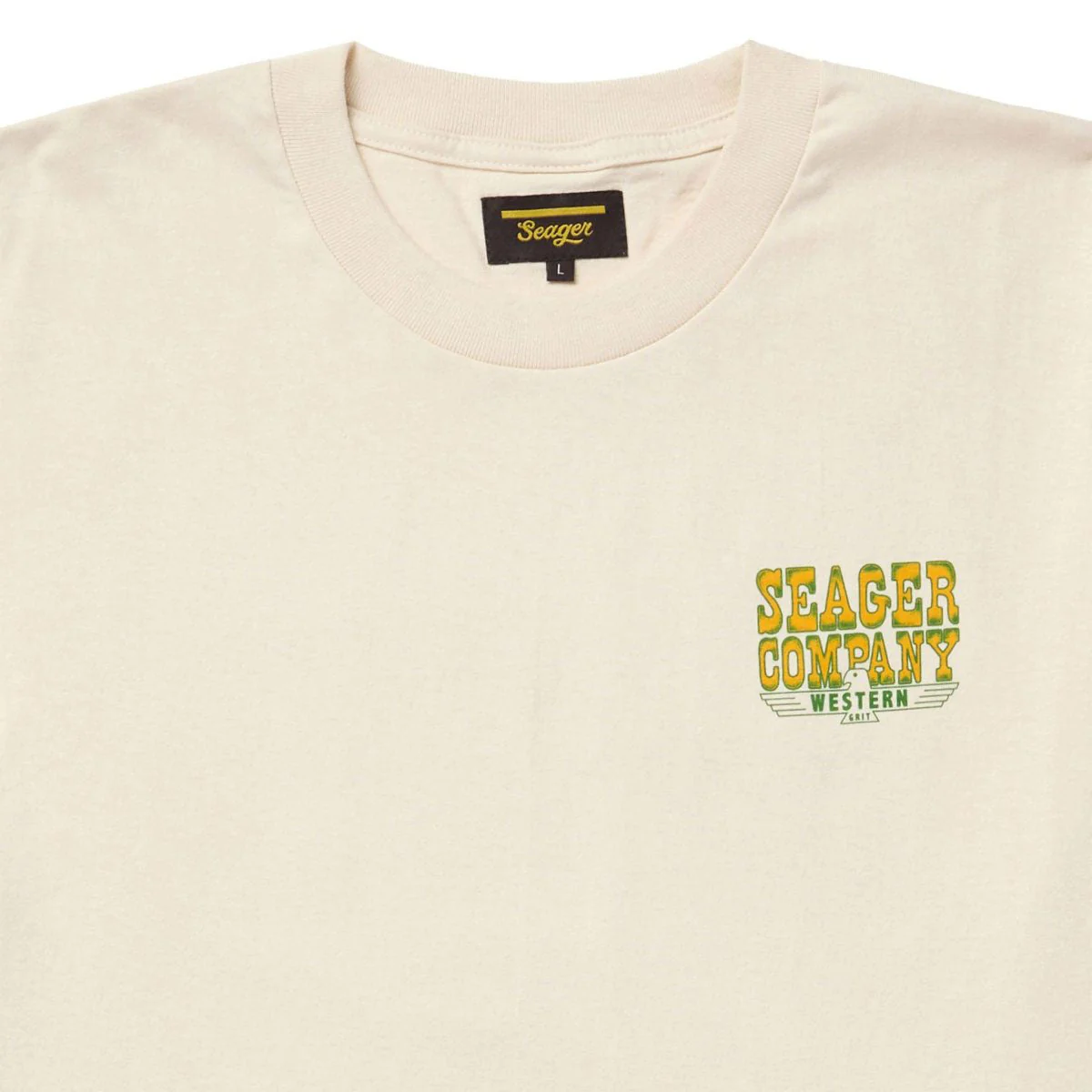 Seager Rattler T-Shirt - Vintage White - Image 3