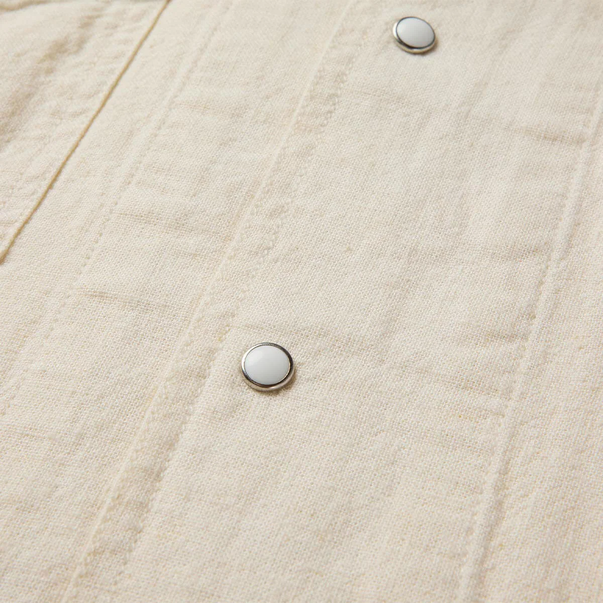 Seager Whippersnapper Embroidered Shirt - White Wash - Image 3
