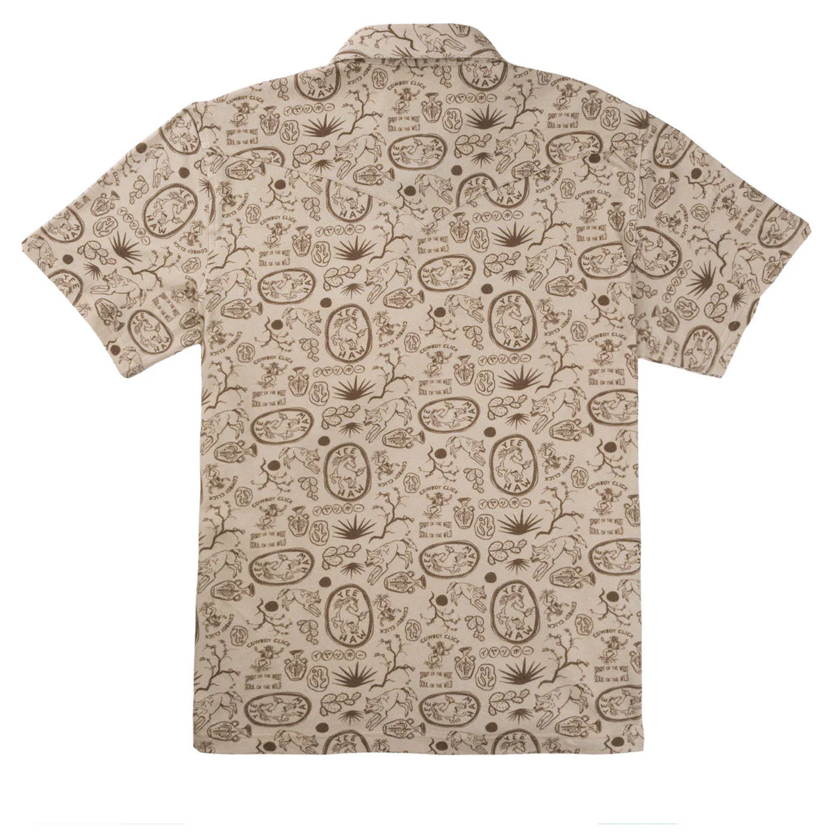Sendero Cantina Polo Shirt - Haw Yee Tan Print - Image 5
