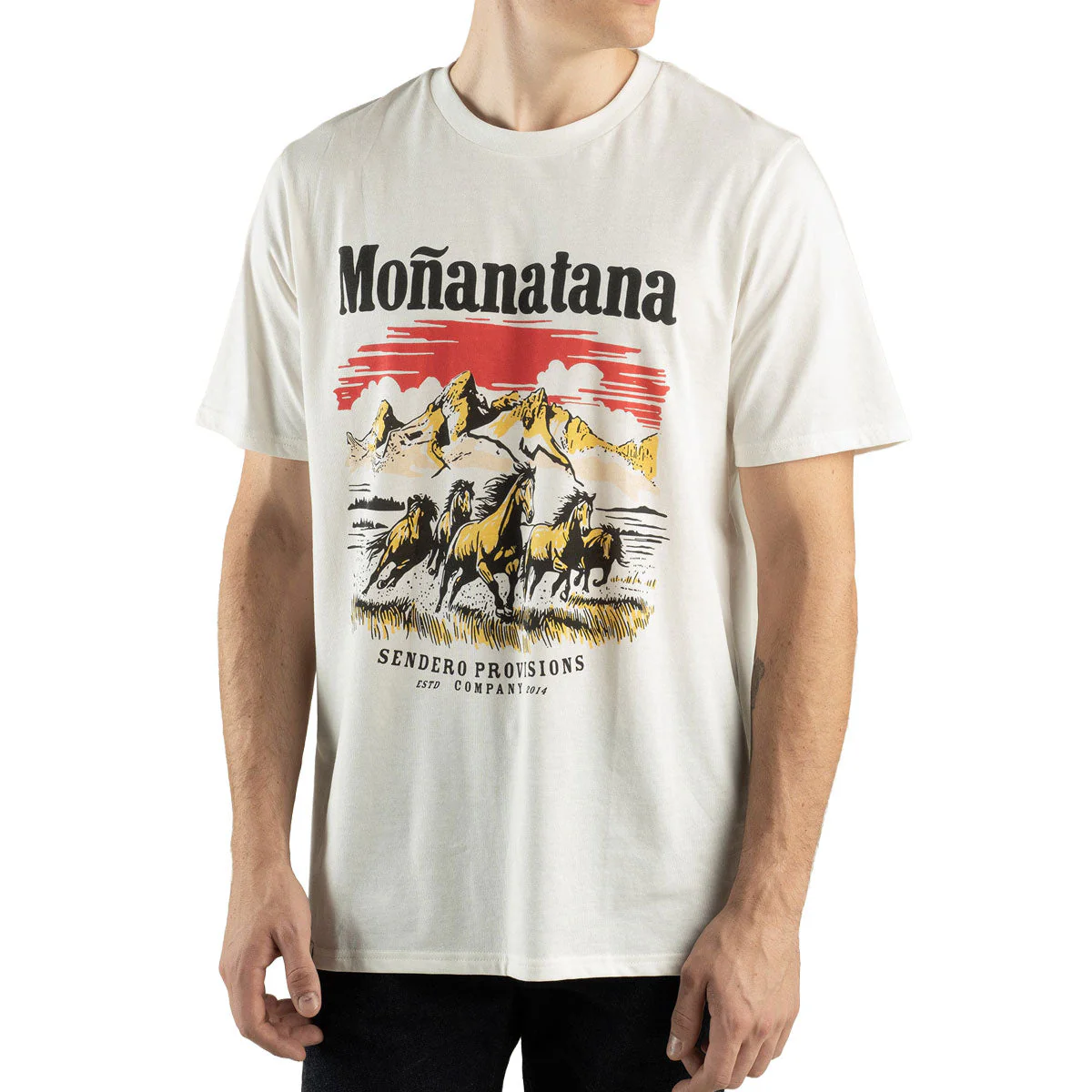 Sendero Monanatana T-Shirt - Vintage White - Image 2