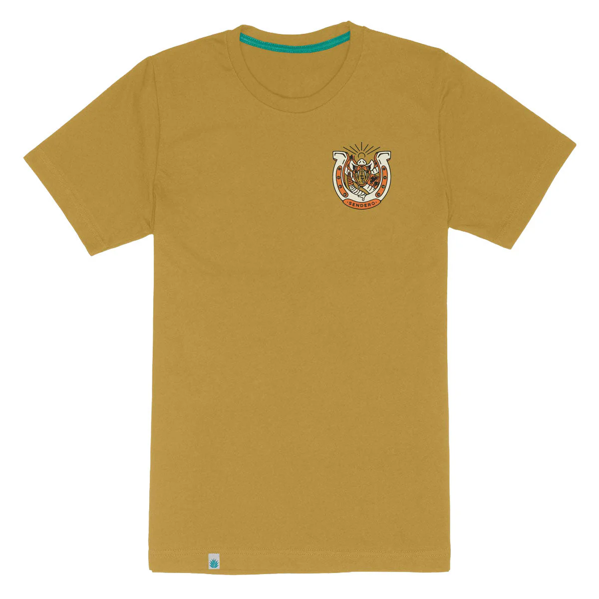 Sendero Snake Luck T-Shirt - Goldenrod - Image 2