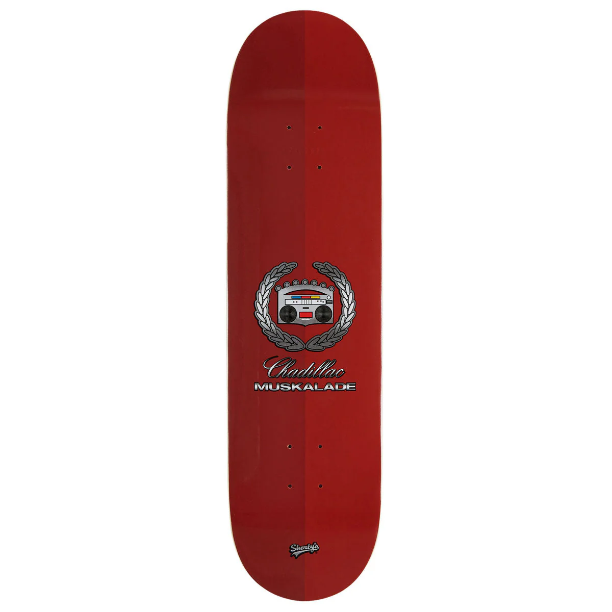 Shorty's Muskalade Skateboard Deck - Red - 8.25"
