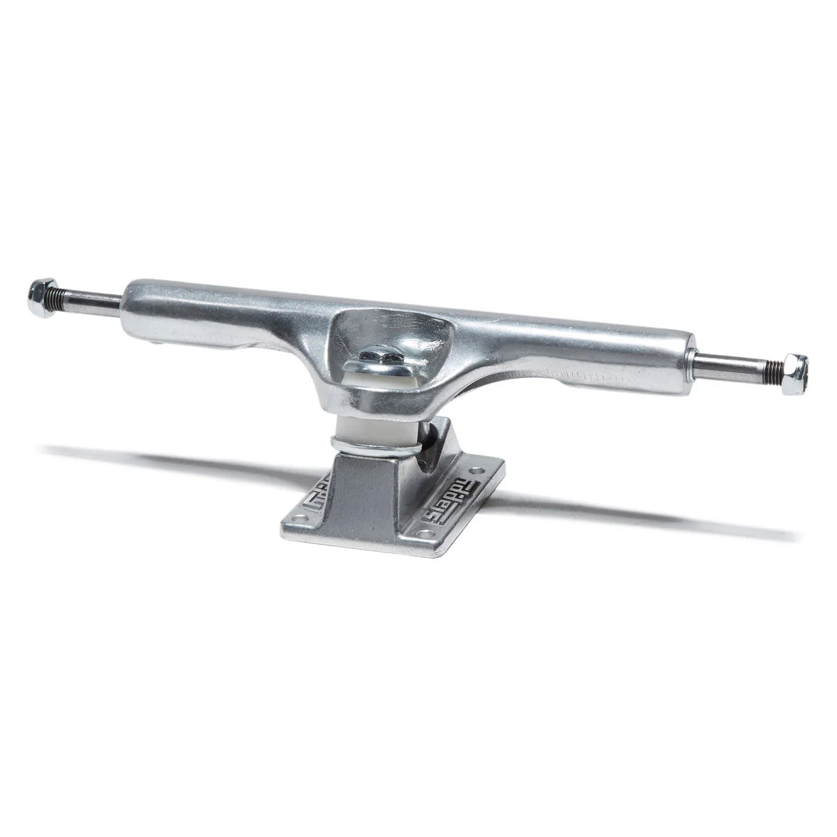 Slappy ST1 Curb Killer II Hollow Inverted KP Skateboard Trucks - Polished - 10.00" - Image 2