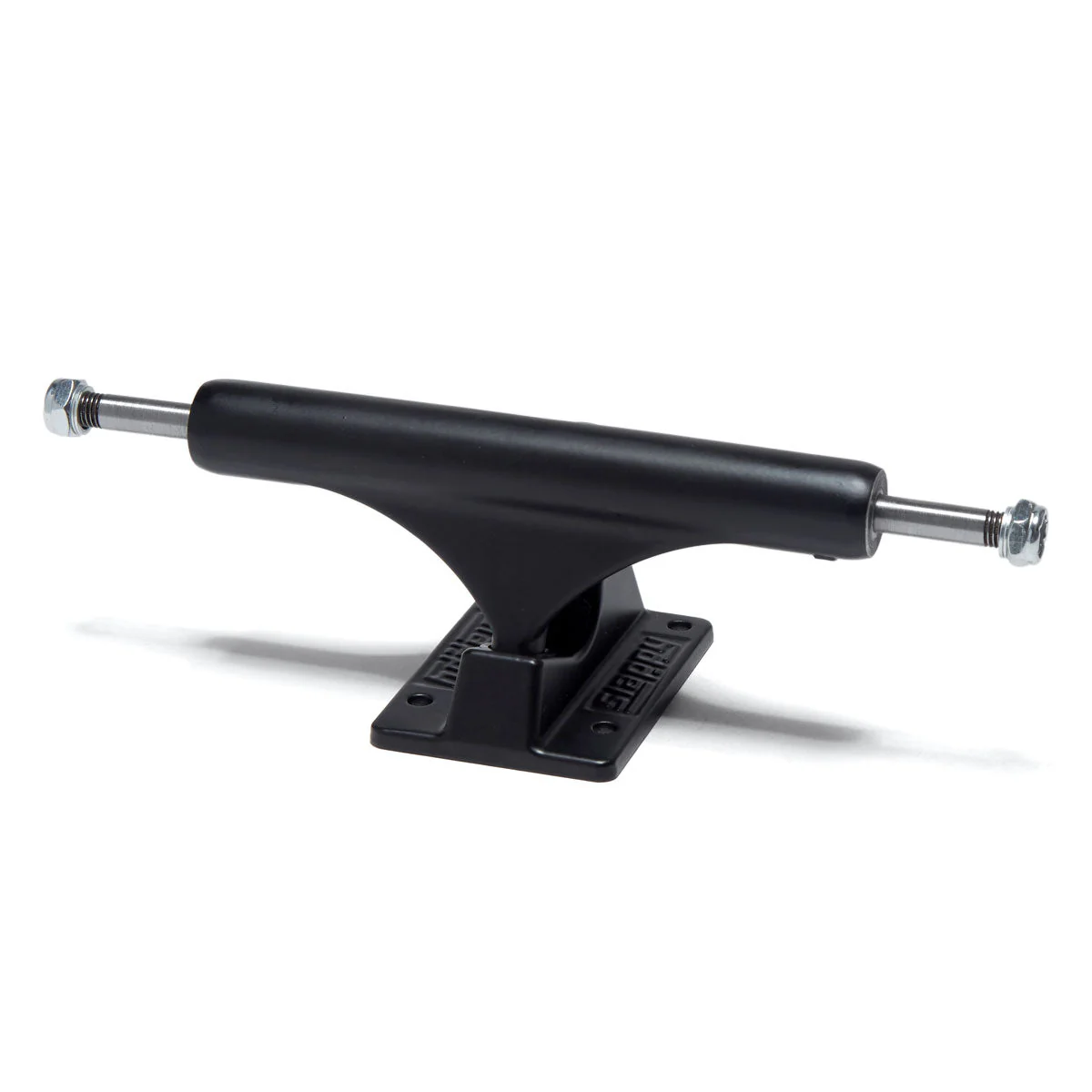 Slappy ST1 Inverted Hollow Lights Ultra Low Kingpin Skateboard Trucks - Matte Black/Black Gold - 9.00"