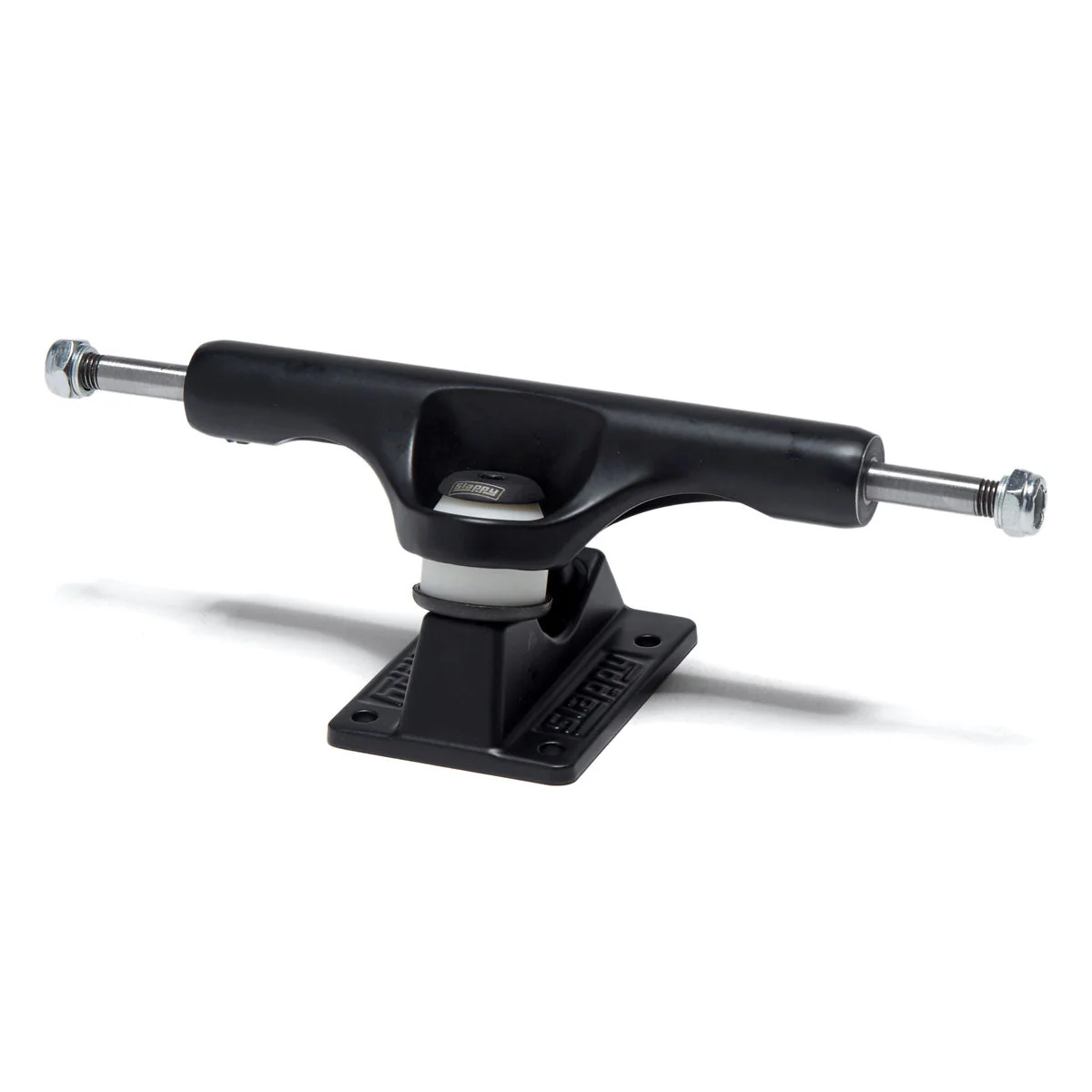 Slappy ST1 Inverted Hollow Lights Ultra Low Kingpin Skateboard Trucks - Matte Black/Black Gold - 9.00" - Image 2