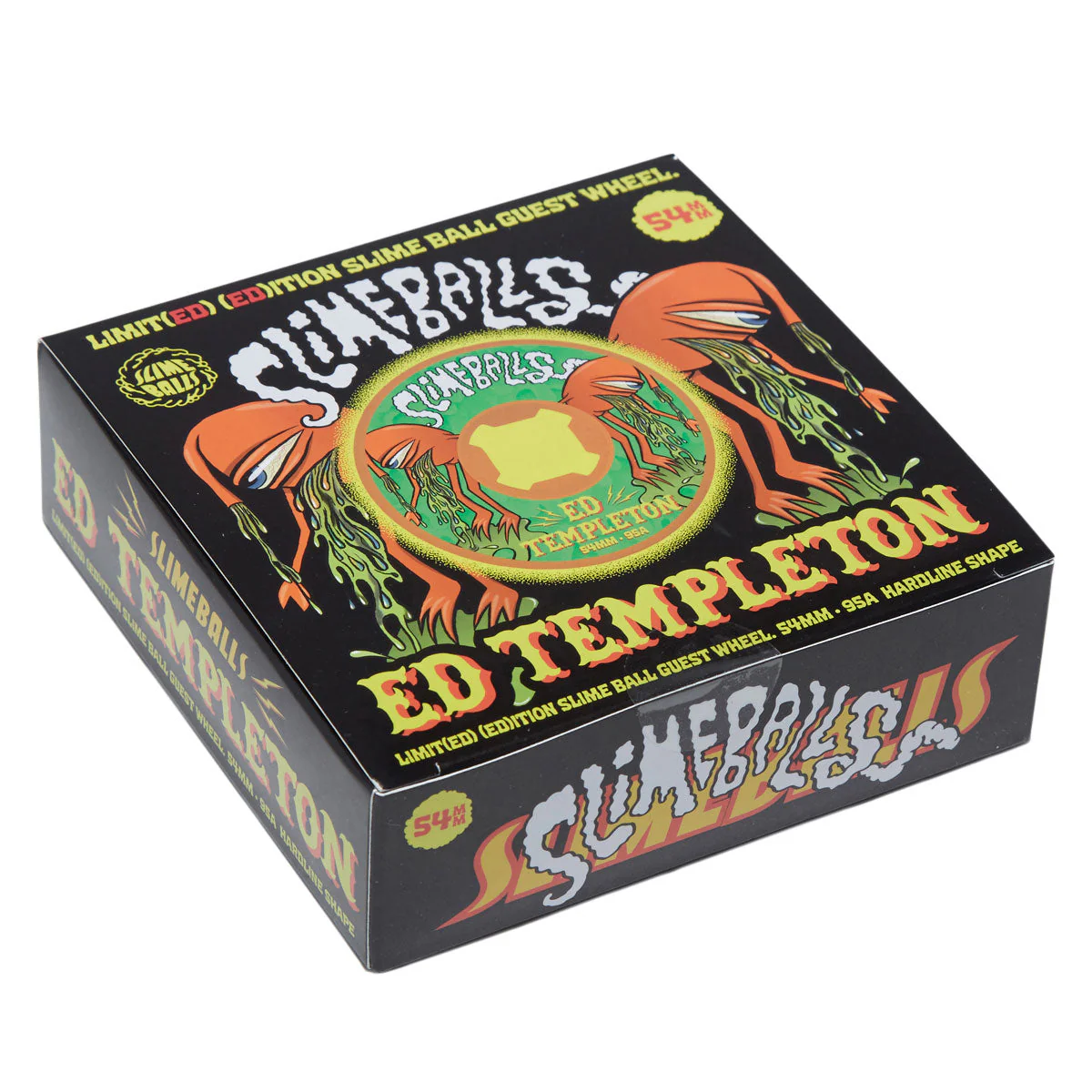 Slime Balls Ed Templeton Vomit Mini Hardline 95a Skateboard Wheels - Orange - 54mm - Image 3