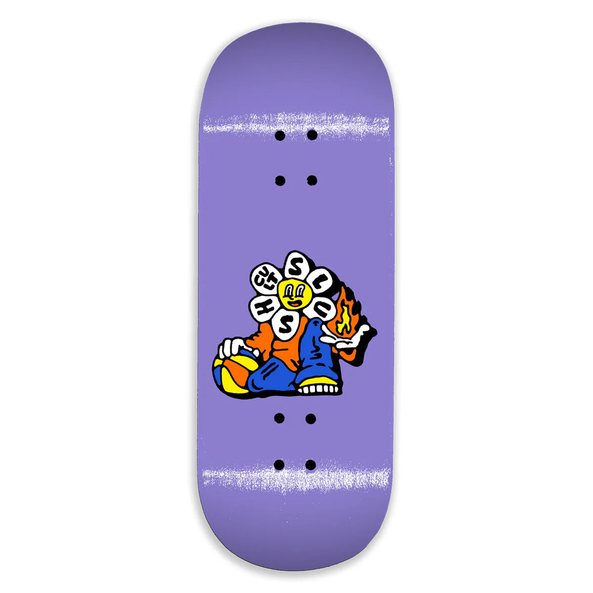 SlushCult Ballin Fingerboard Deck - Purple - 34mm