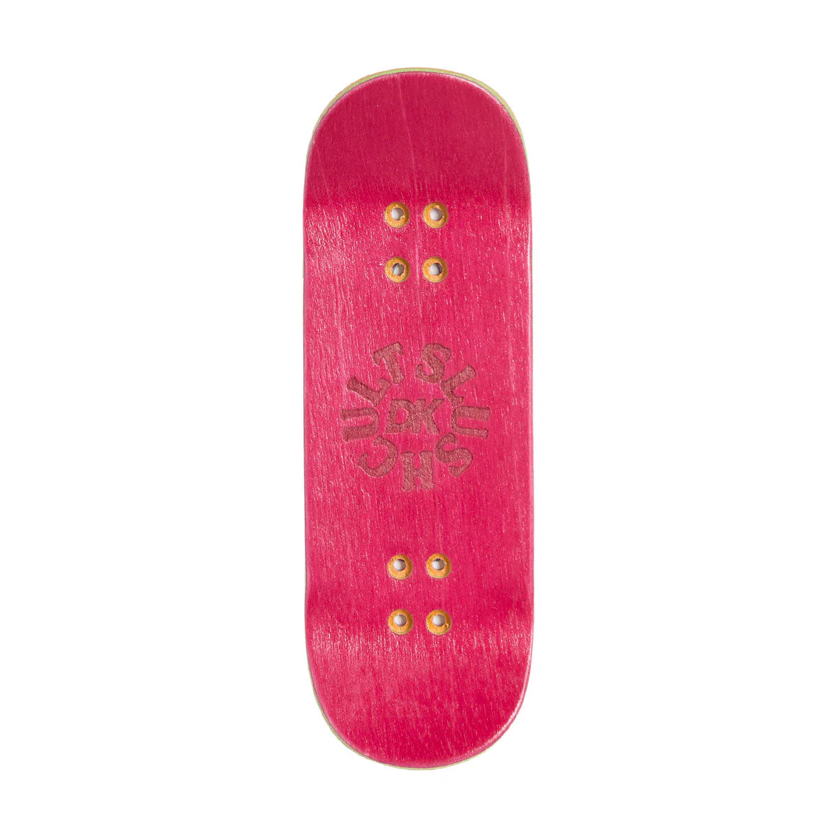 SlushCult x Ollie Lotus Shop Fingerboard Deck - Clear - 32mm - Image 2