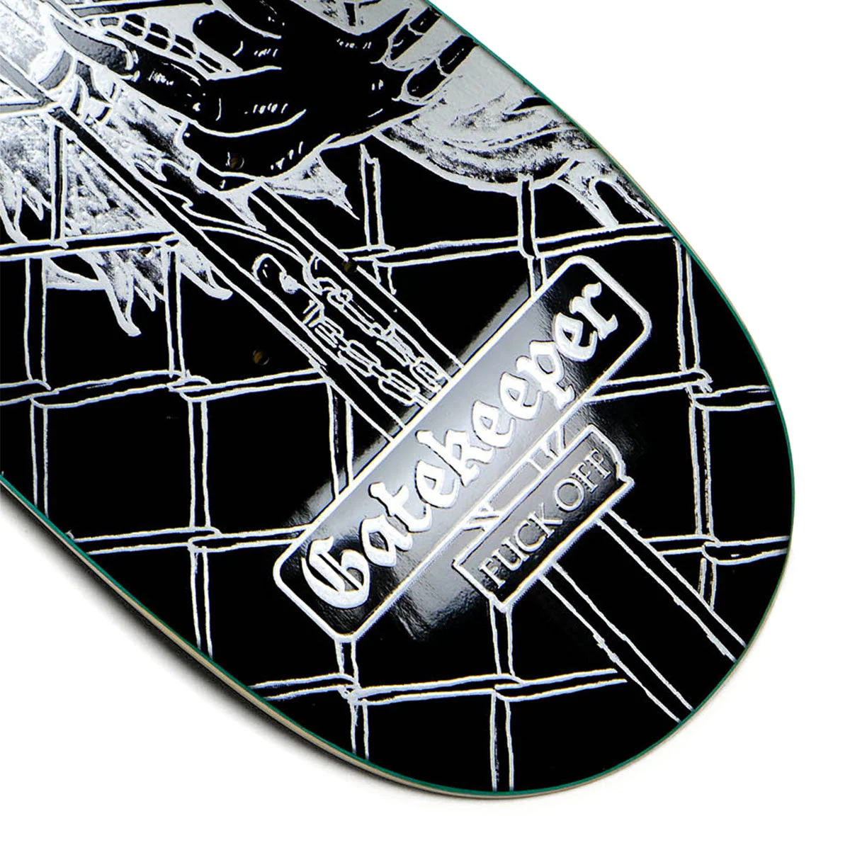 Snack Gatekeeper Skateboard Complete - Black - 8.38" - Image 3
