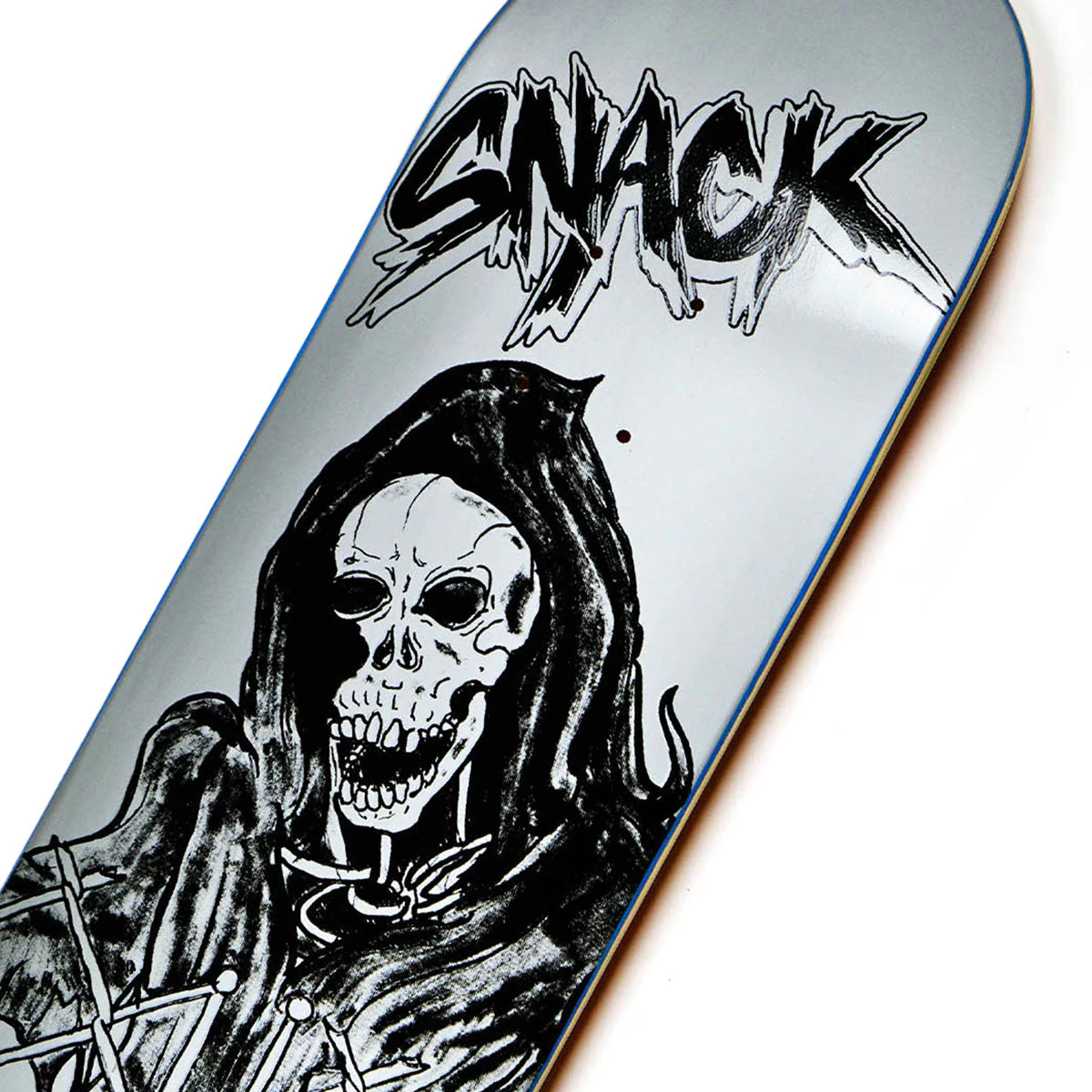 Snack Gatekeeper Skateboard Deck - Silver - 8.10" - Image 3