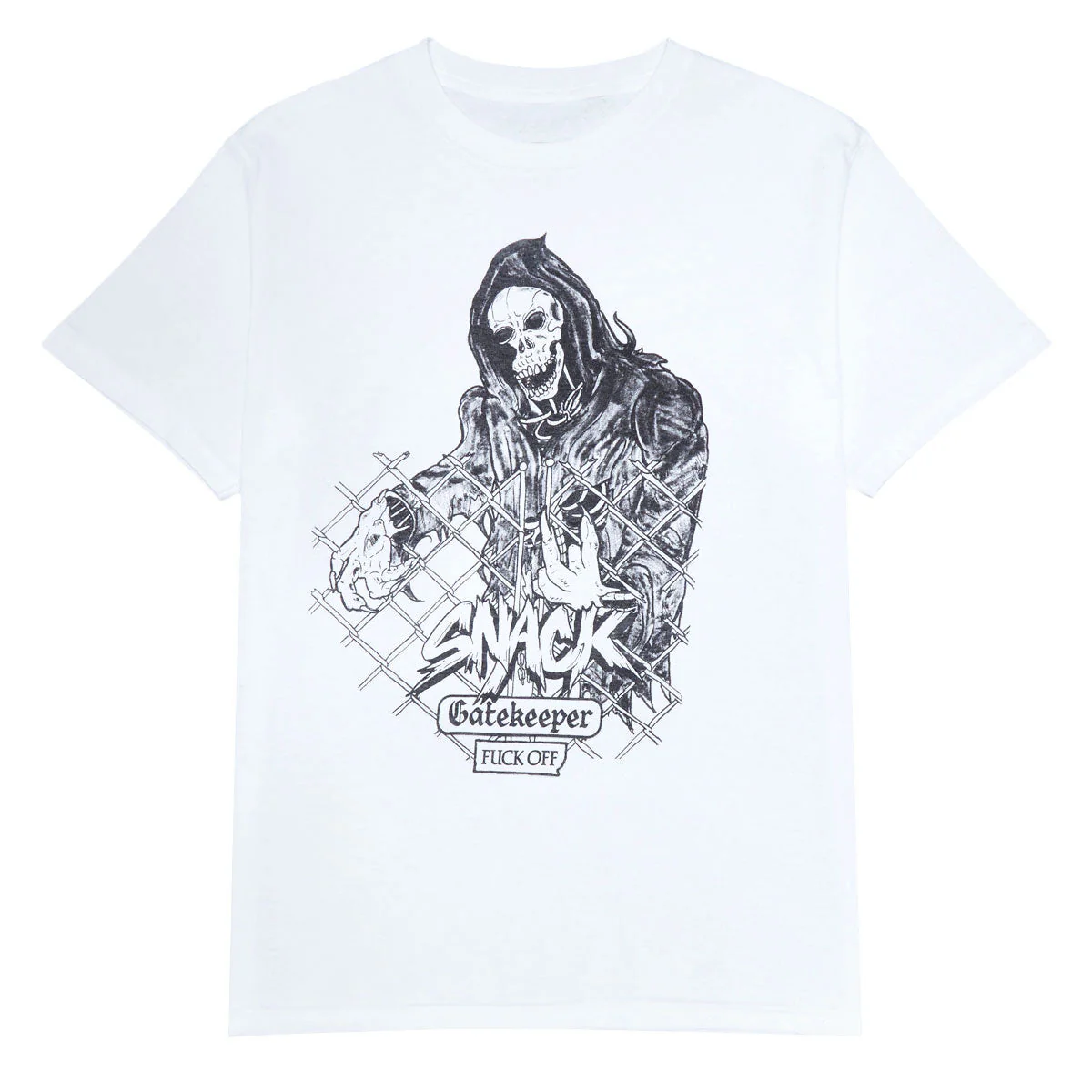Snack Gatekeeper T-Shirt - White