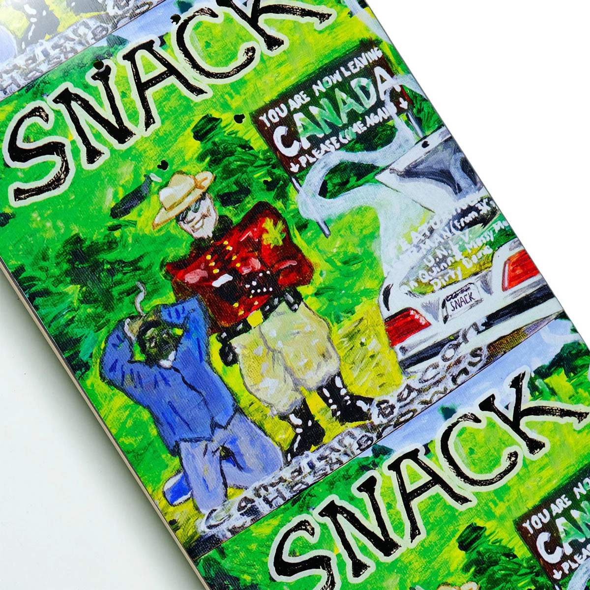 Snack May Canadian Bacon Skateboard Deck - 8.25" - Image 3
