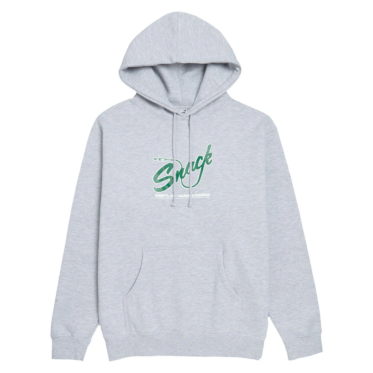 Snack Mic Check Hoodie - Grey