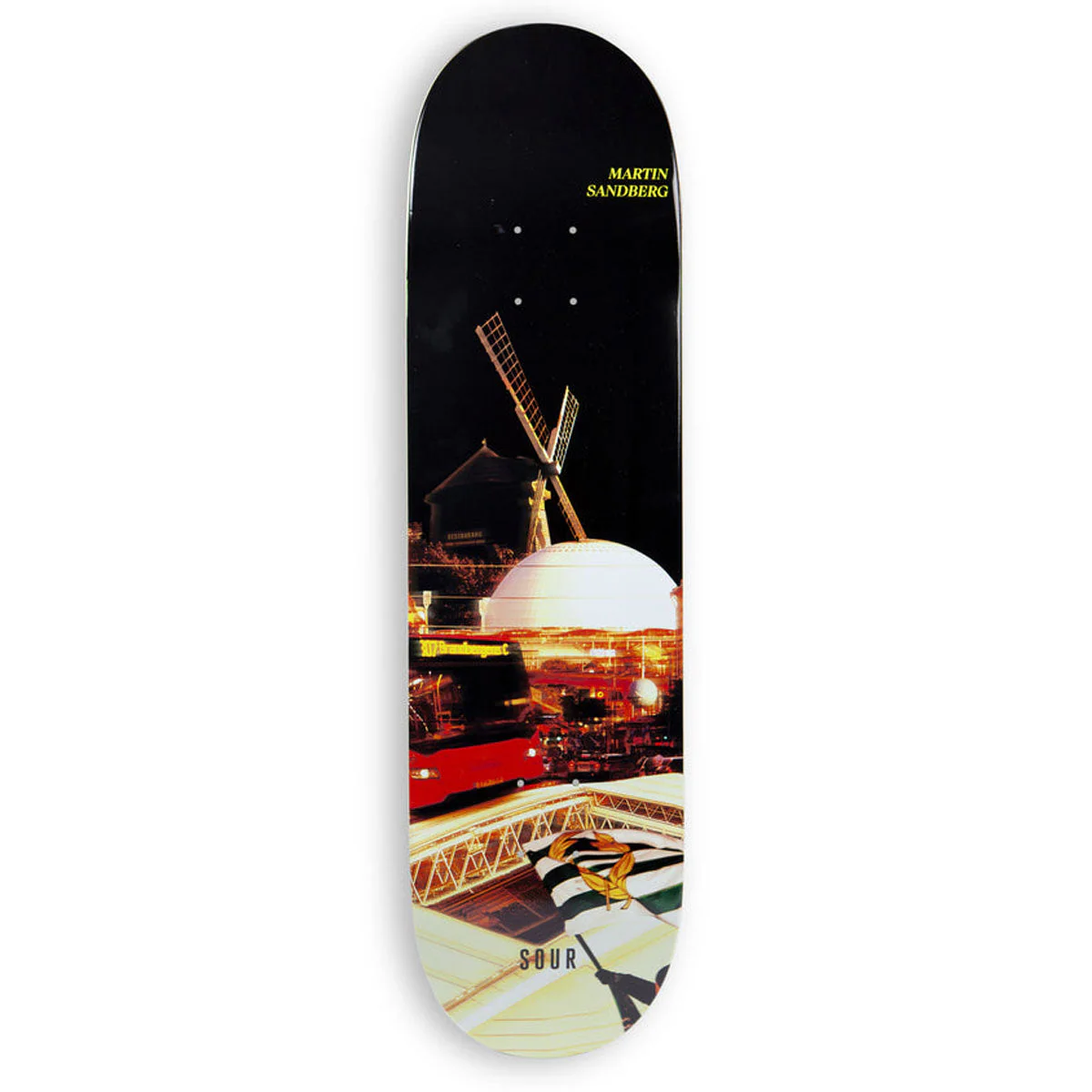 Sour Solution Martin Stockholm Nights Skateboard Deck - 8.25"