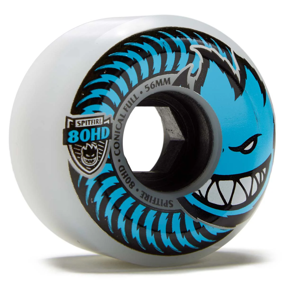 Spitfire 80hd Conical Full Skateboard Wheels - Clear - 56mm
