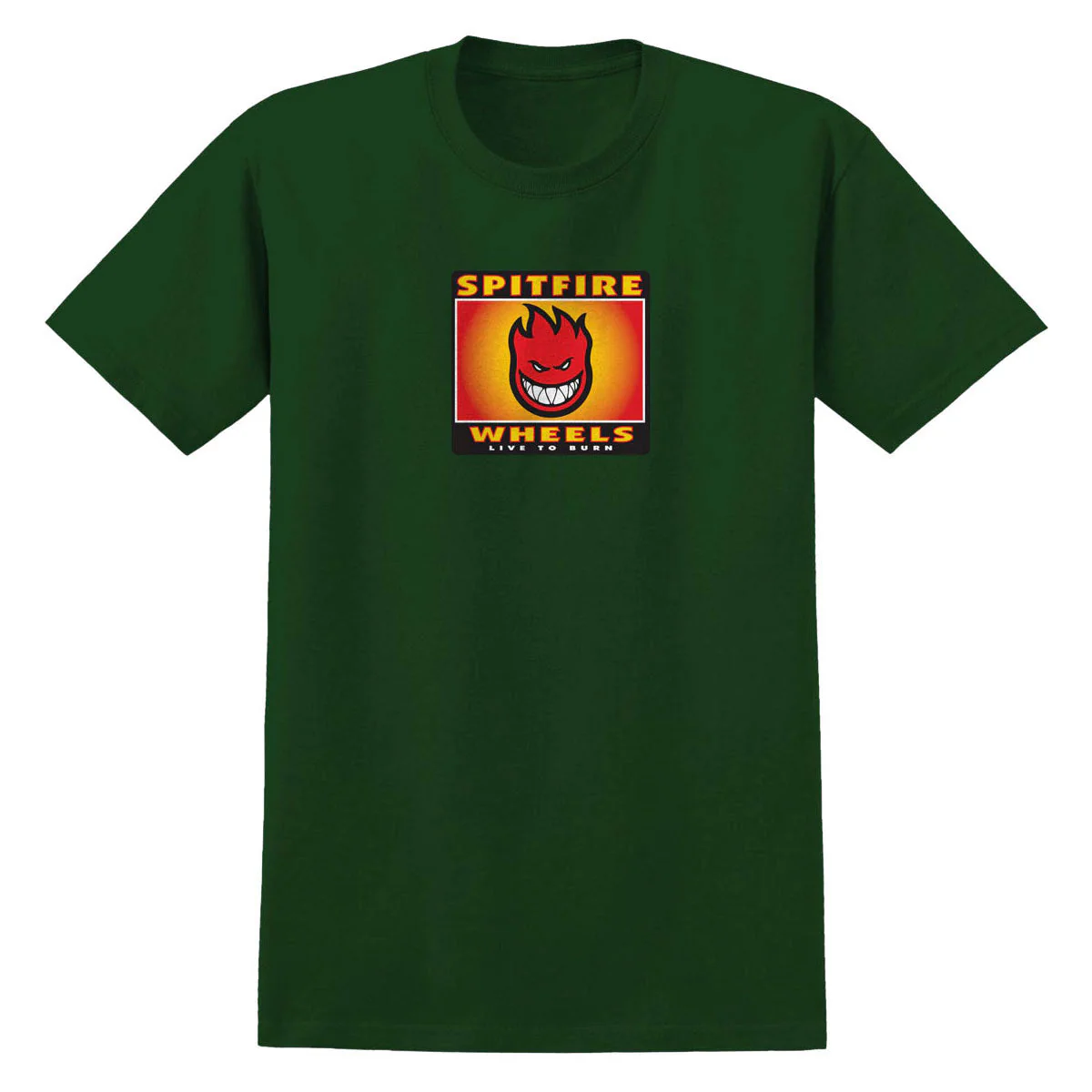 Spitfire Bighead Box T-Shirt - Forest