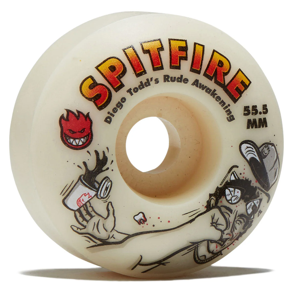 Spitfire F4 99 Diego Rude Awakening Classic Skateboard Wheels - Natural - 56mm
