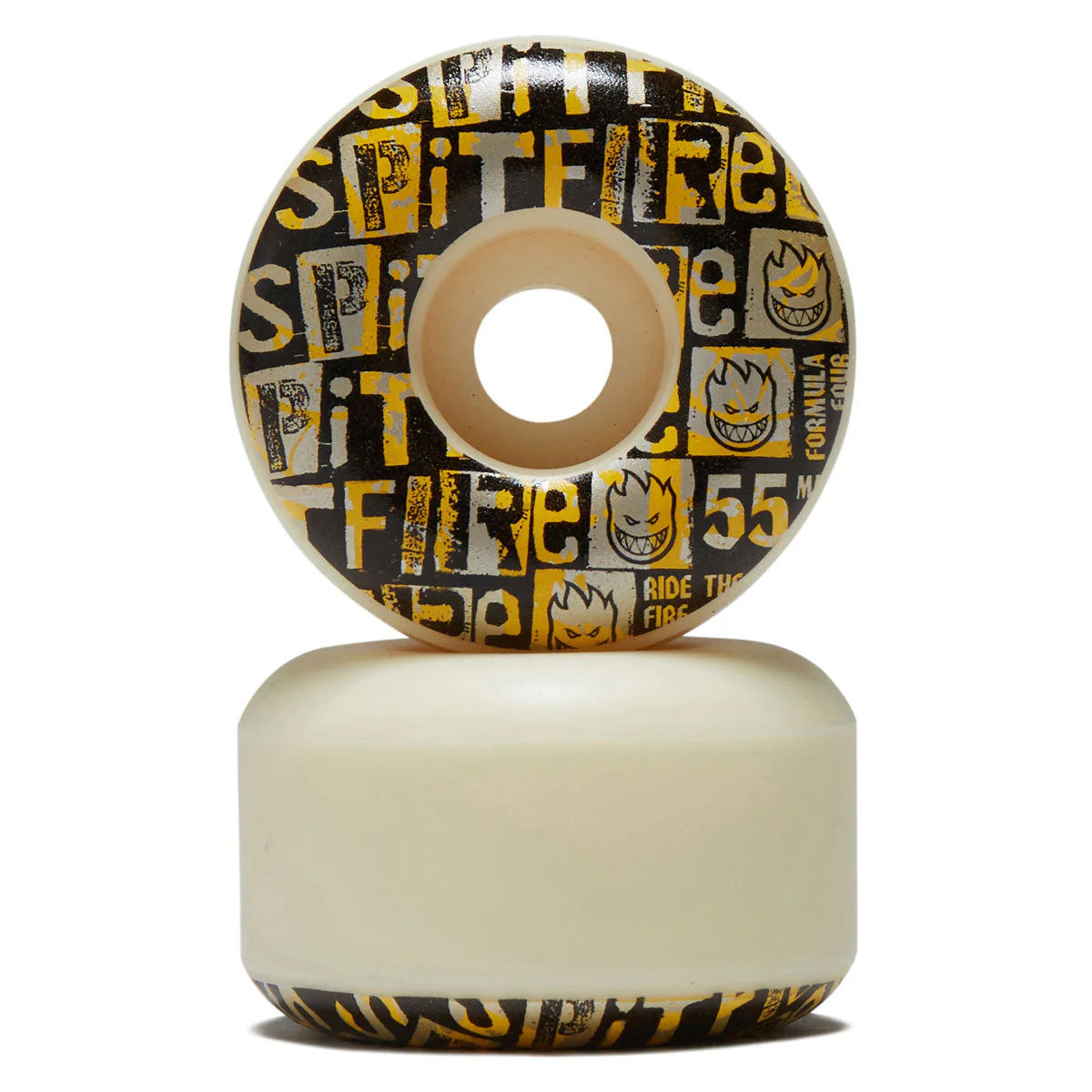 Spitfire F4 99 Team Ransom Radial Skateboard Wheels - Natural - 55mm - Image 2