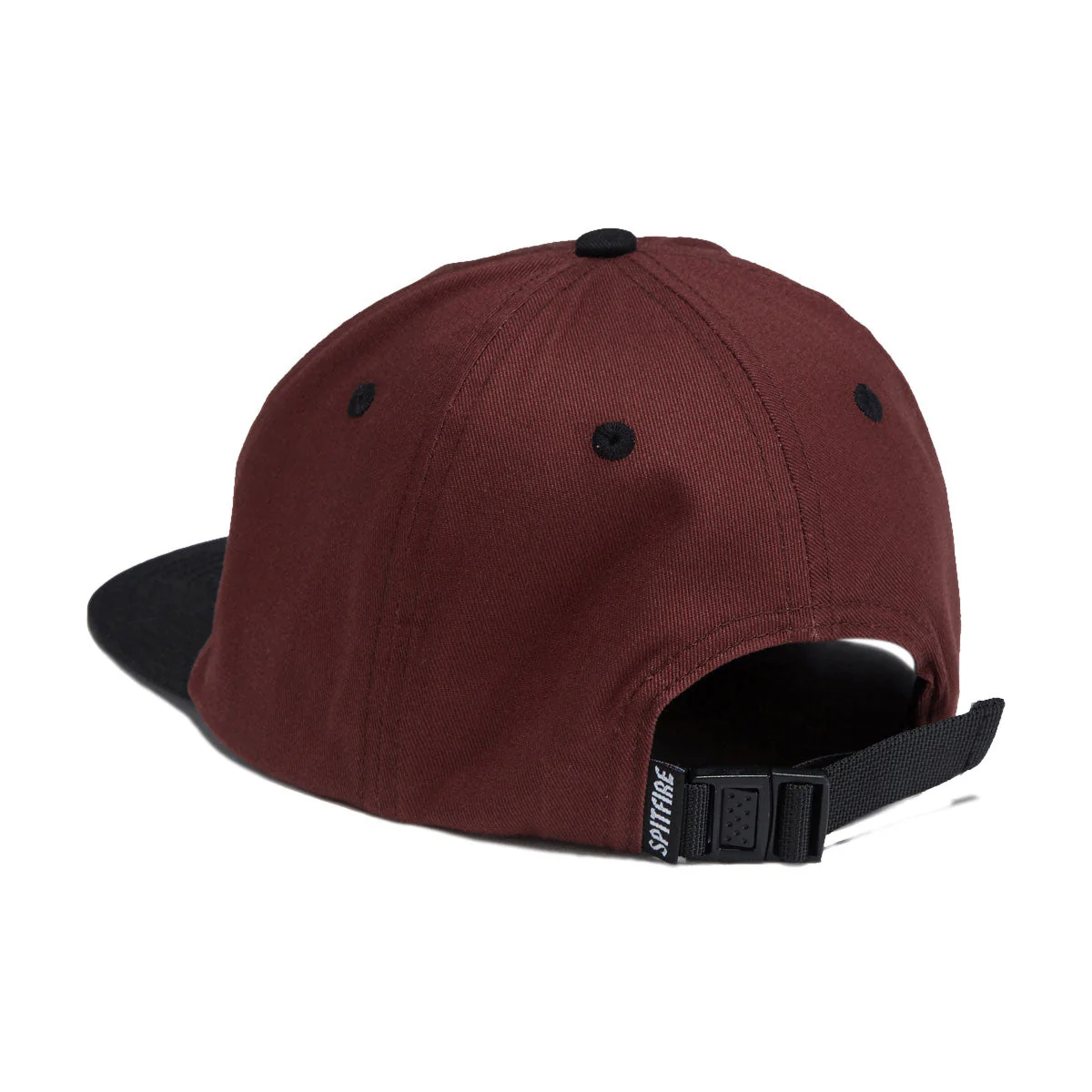Spitfire Lil Bighead Strapback Hat - Burgundy/Black - Image 2