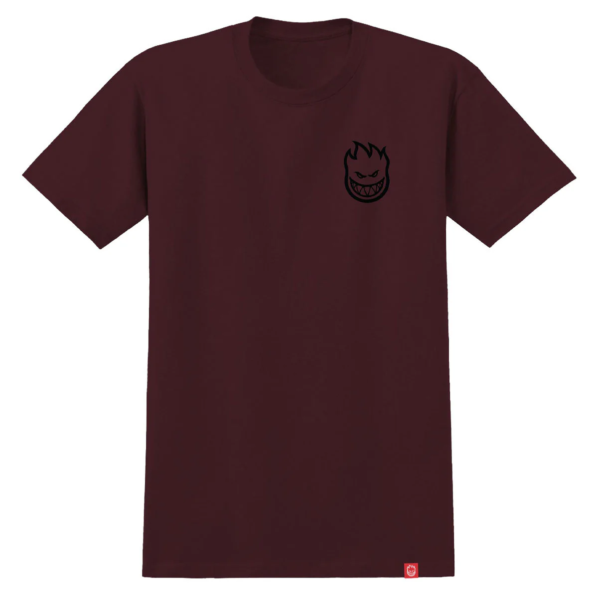 Spitfire Lil Bighead T-Shirt - Burgundy/Black