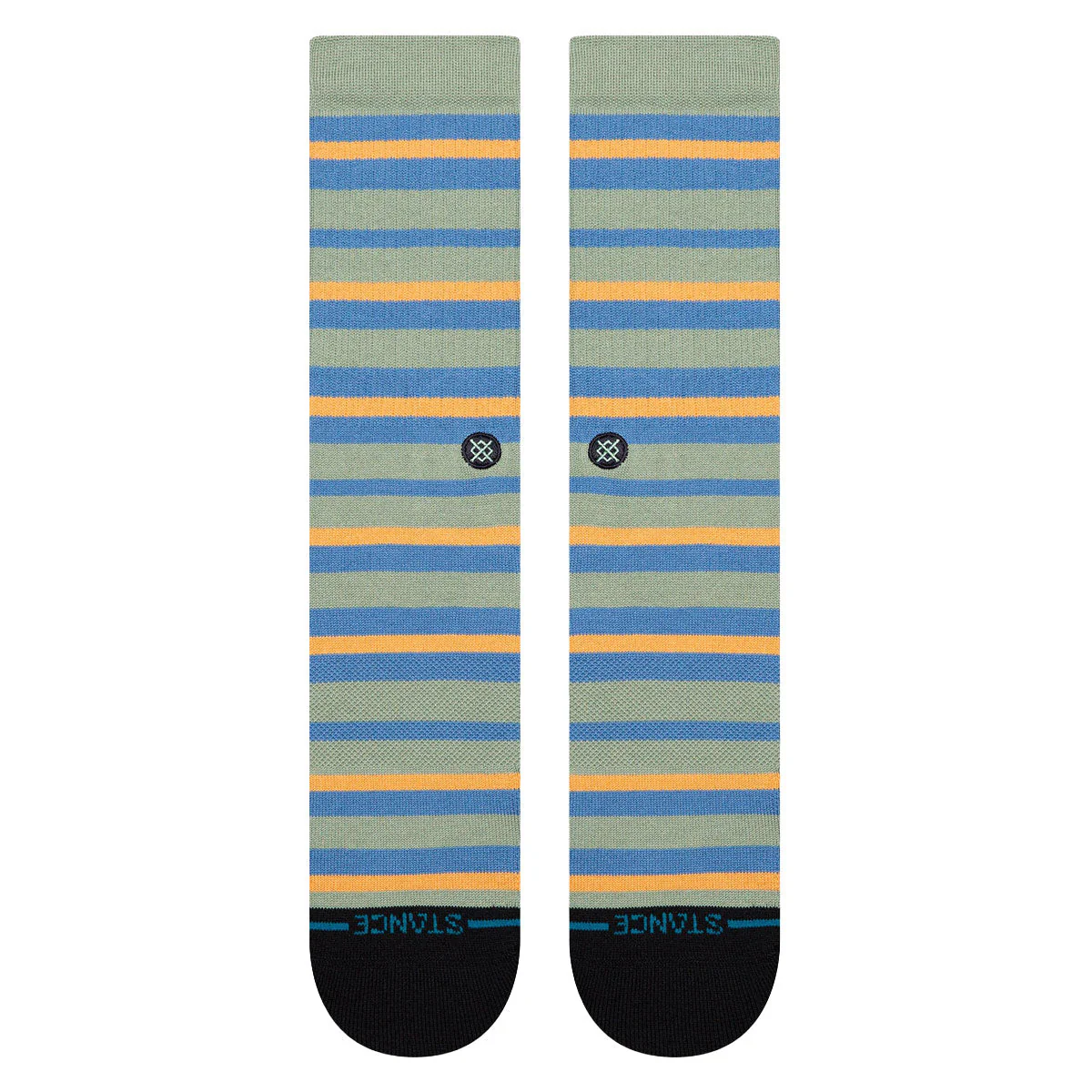 Stance Brett Crew Socks - Light Green - Image 2