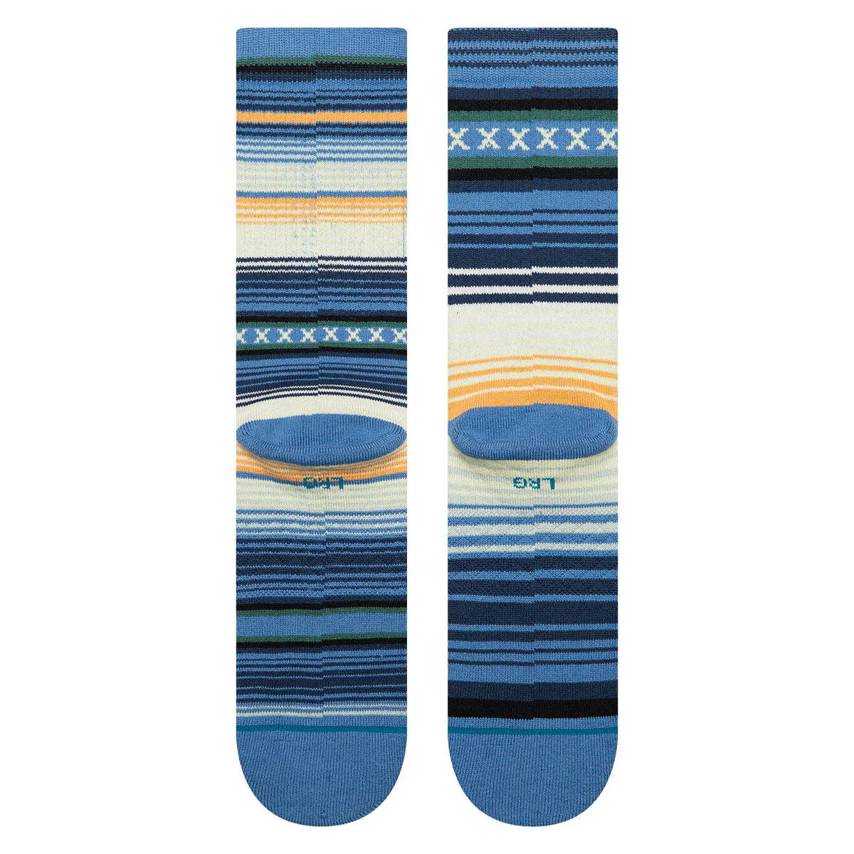 Stance Curren St Crew Socks - Capri Blue - Image 3