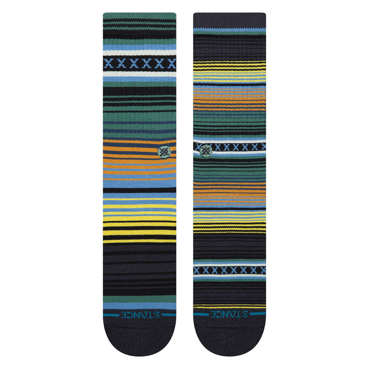 Stance Curren St Crew Socks - Deep Teal - Image 2